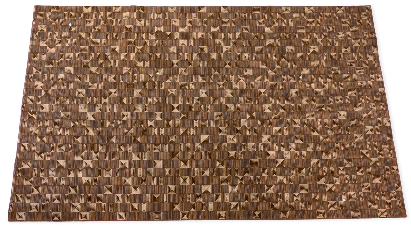 Ralph Lauren Geometric Room Sized Carpet: Ralph Lauren Geometric Room Sized Carpet 8' X 13'