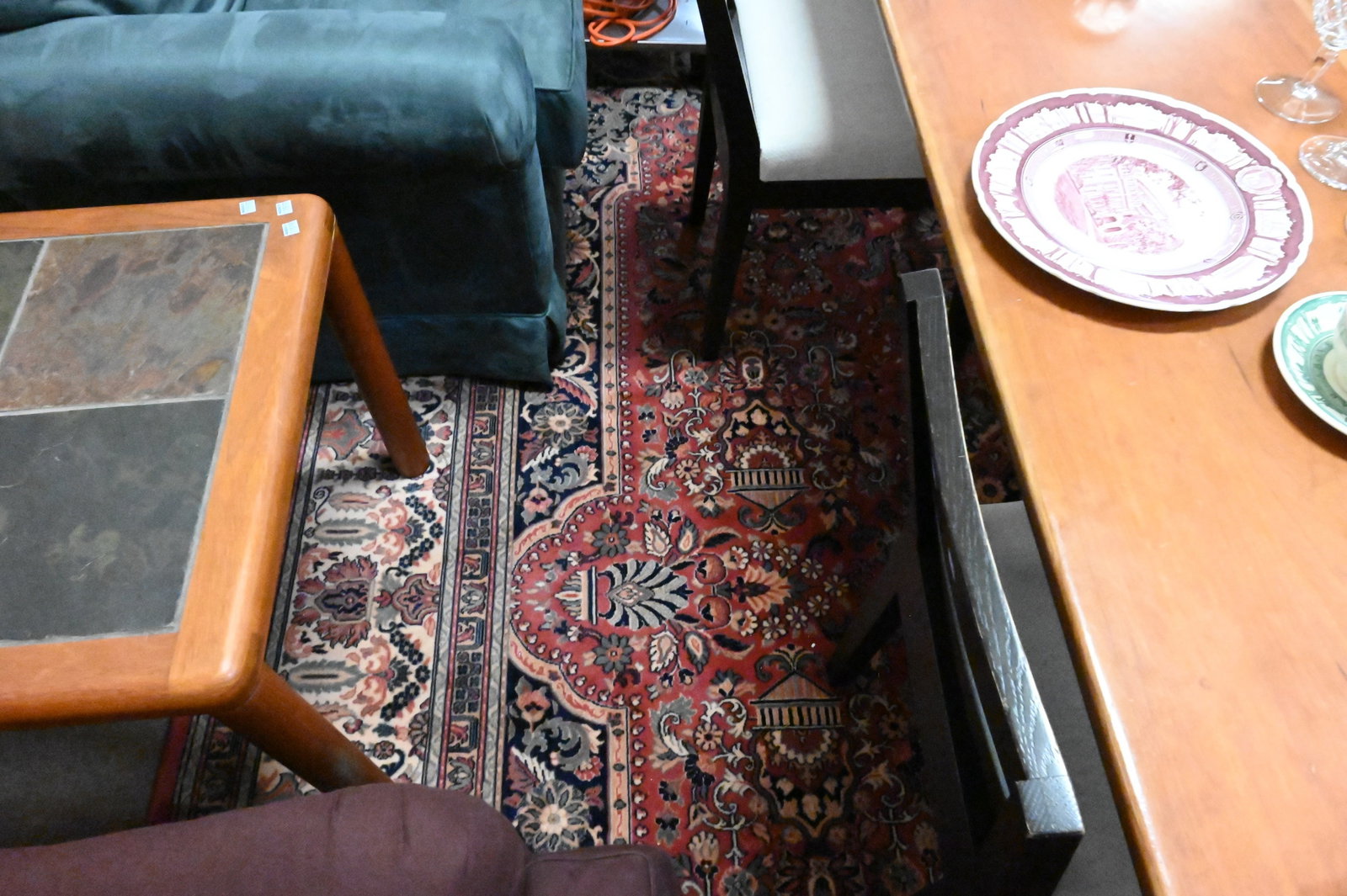 Machine Made Oriental Room Size Carpet - 6