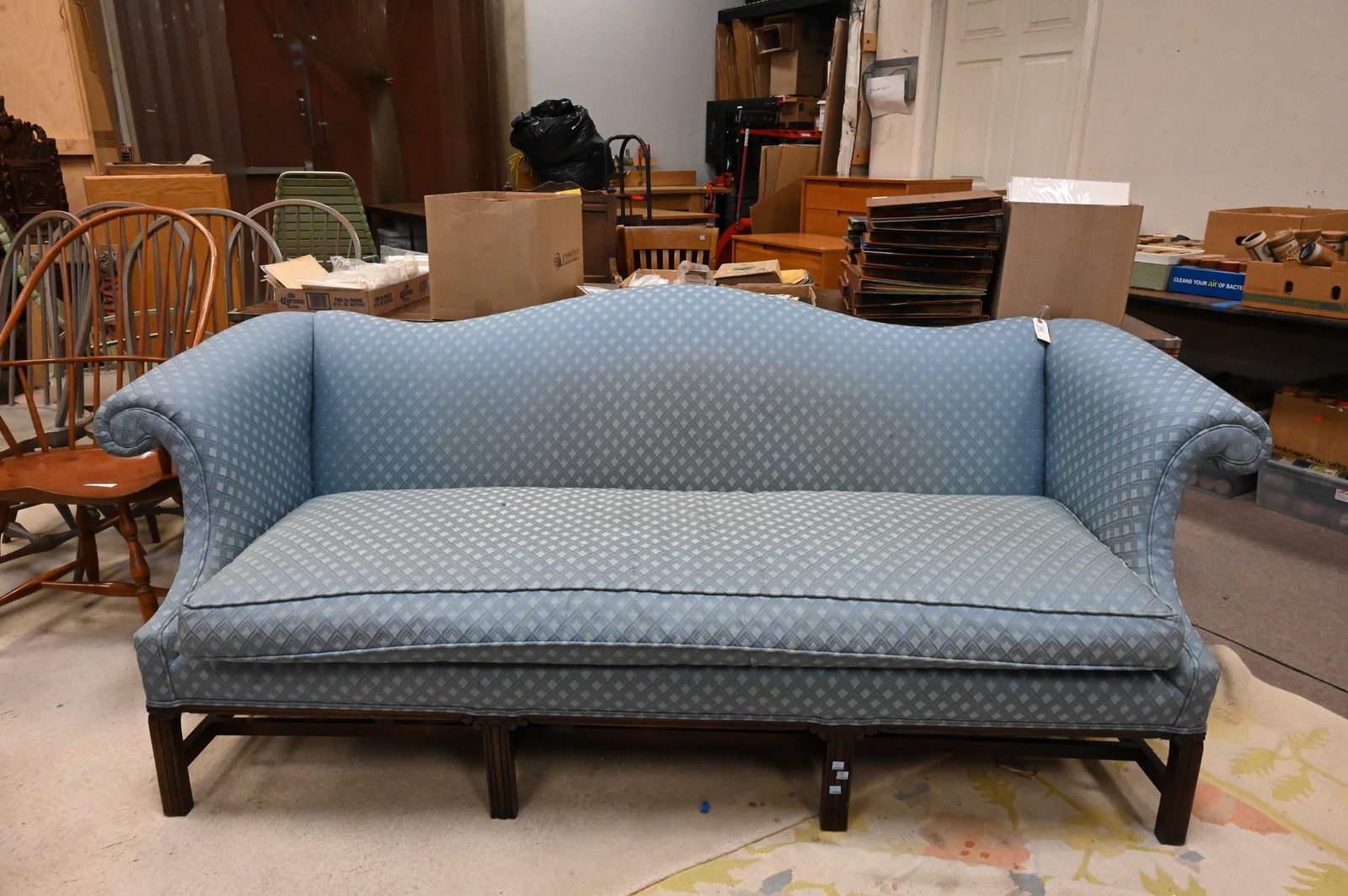 Chippendale Style Camelback Sofa - 2