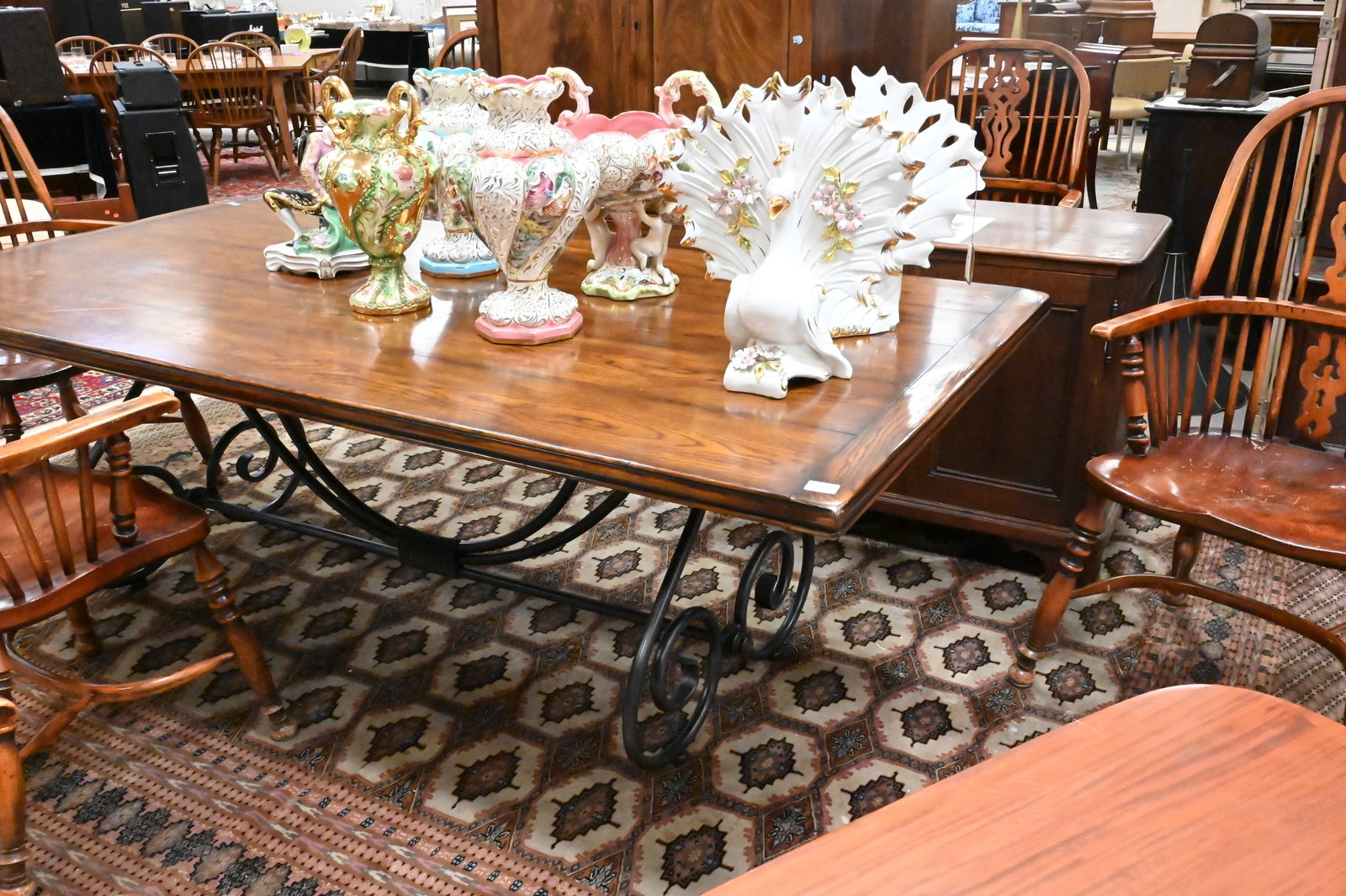 Trestle Dining Table - 2