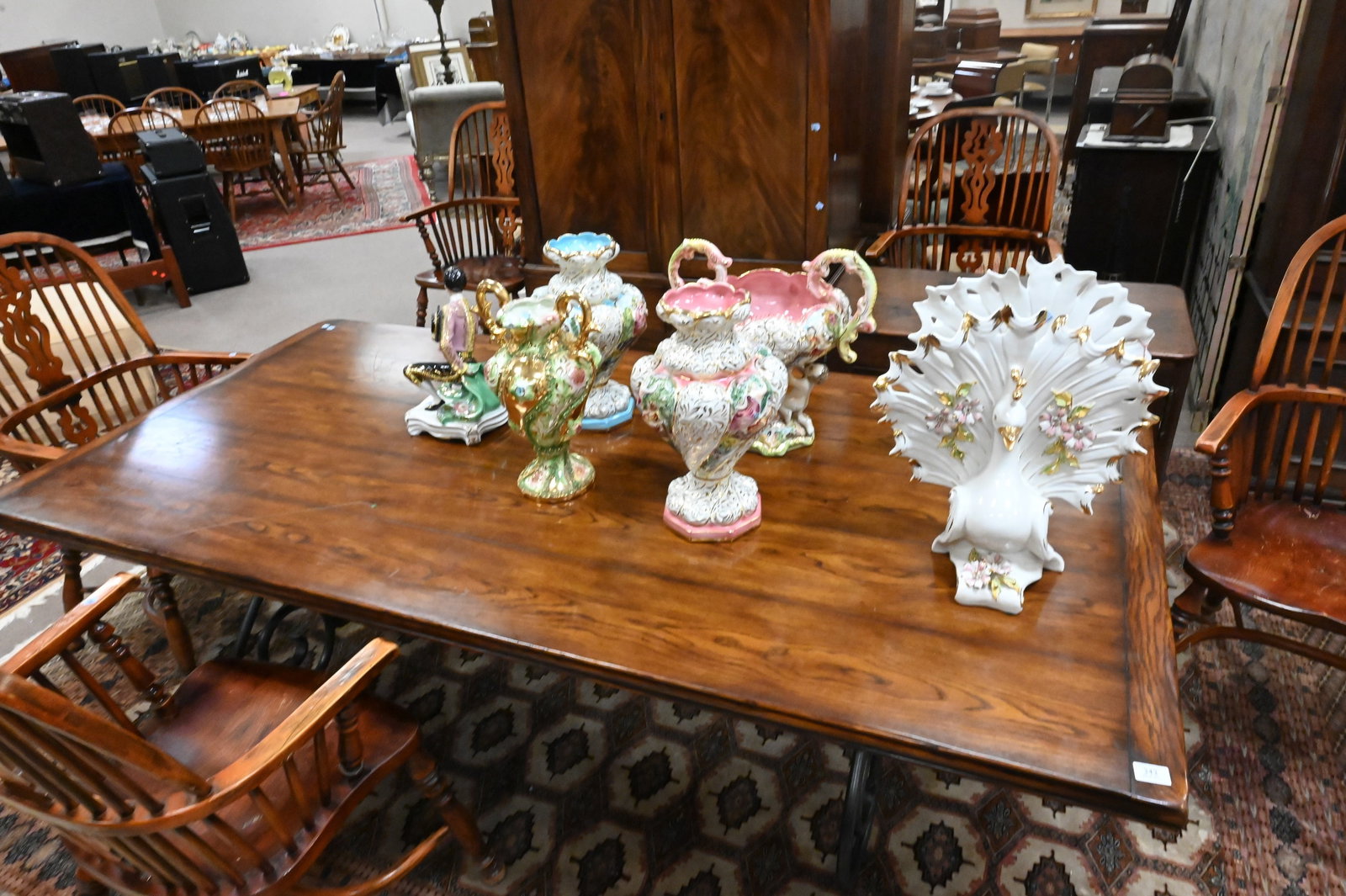 Trestle Dining Table - 3