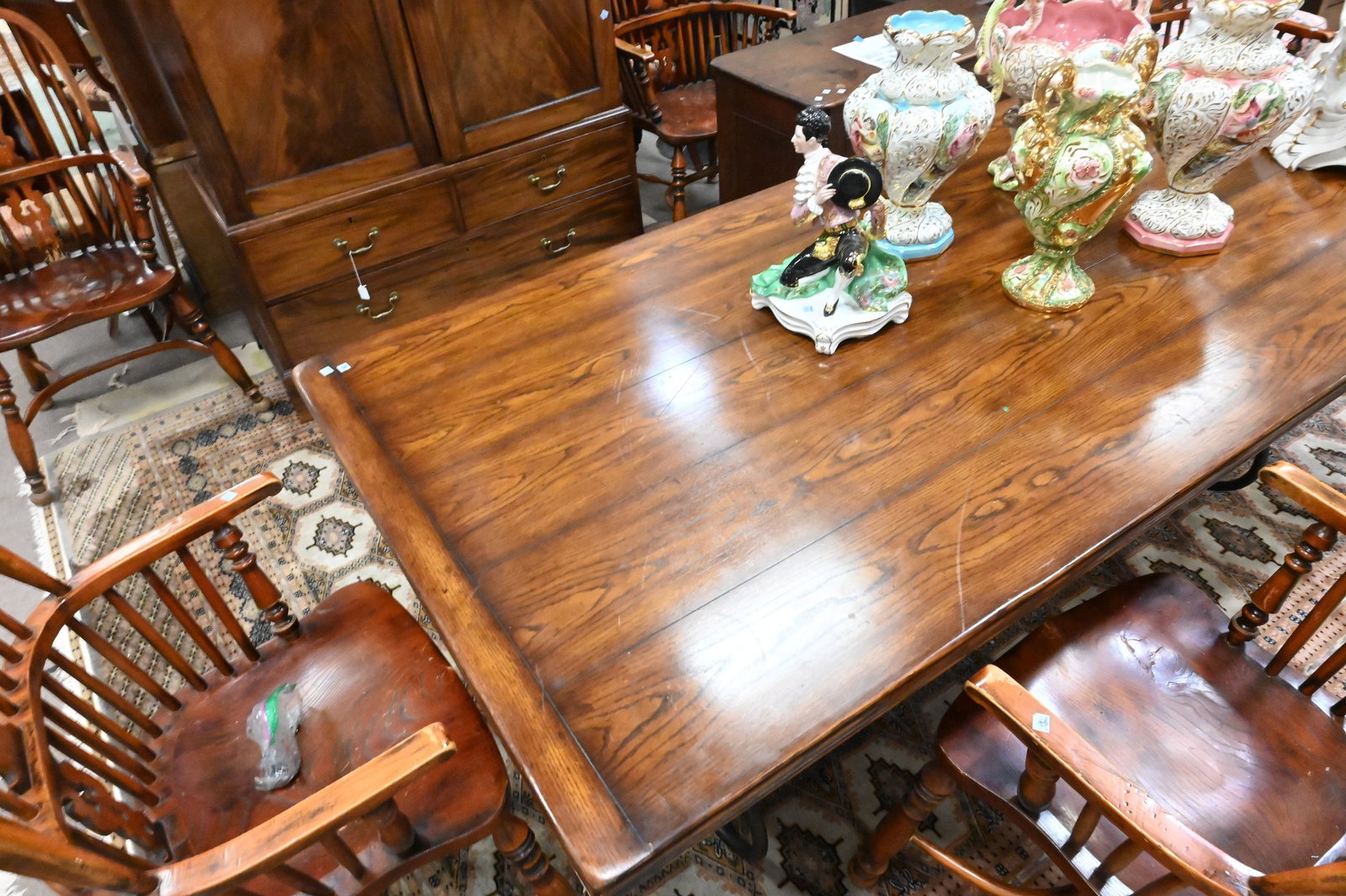 Trestle Dining Table - 4