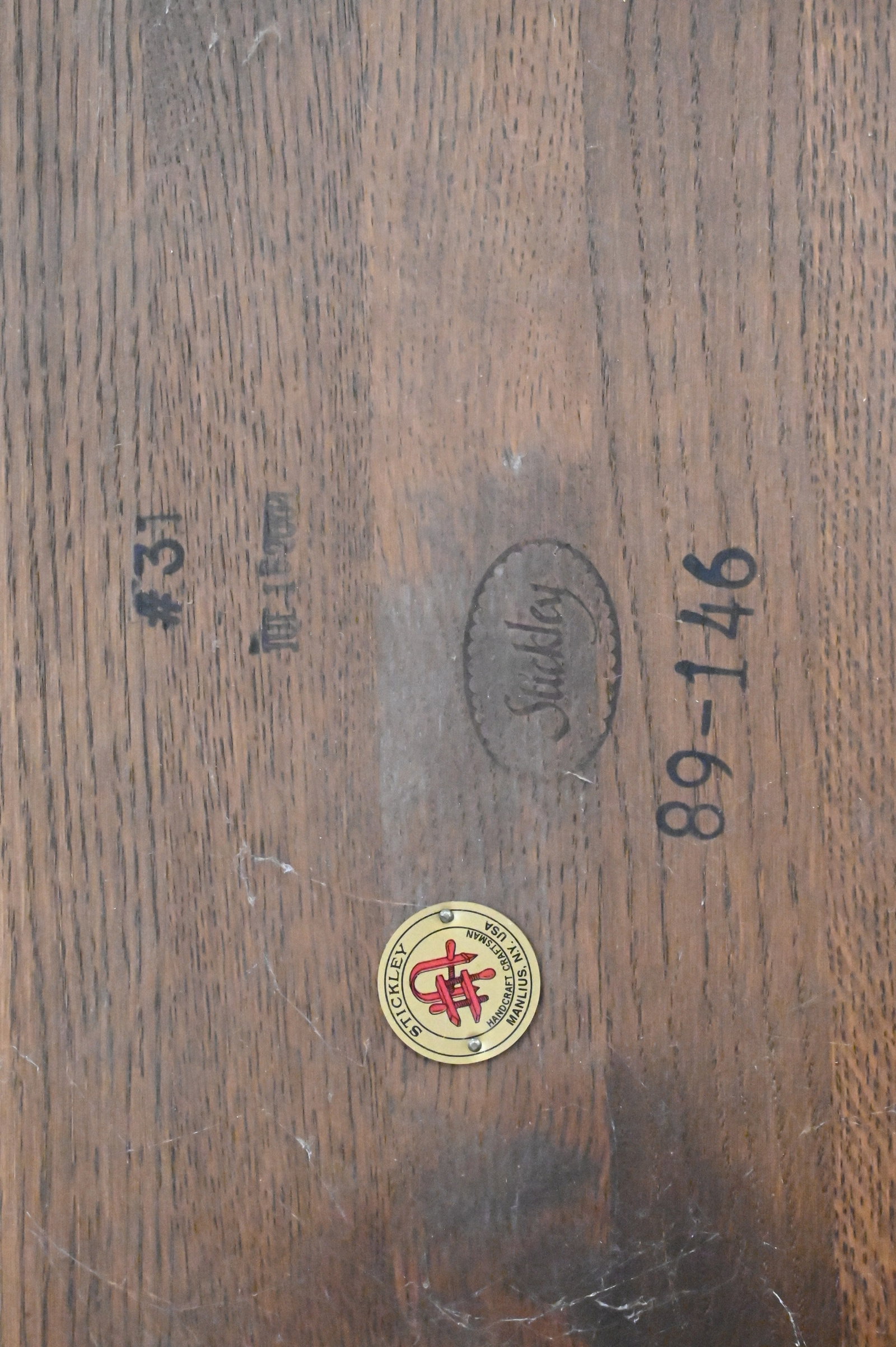 Stickley Mission Oak Oval Library Table - 5