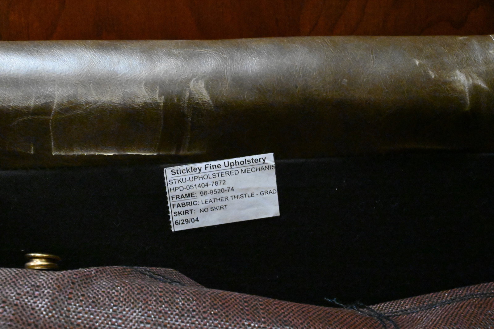 Stickley Mission Style Cherry Prairie Sleeper Sofa - 5