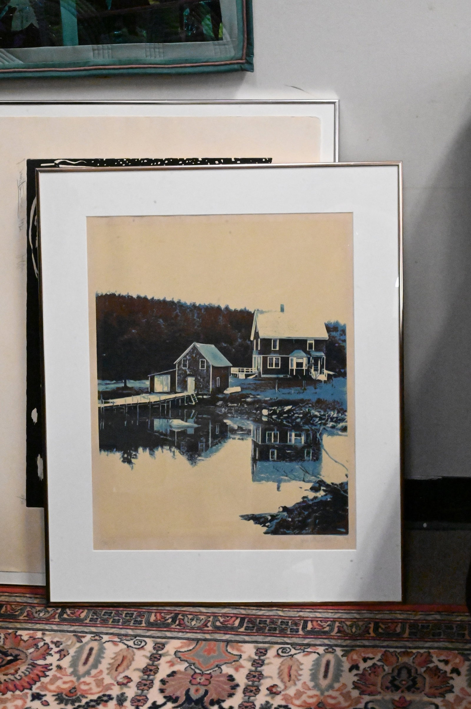 Four Framed Cityscape Lithographs - 2