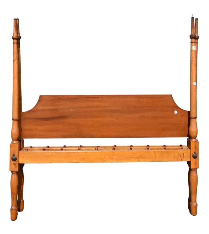 Federal Cherry and Maple 3 Quarter Size Bed (1 of 2)