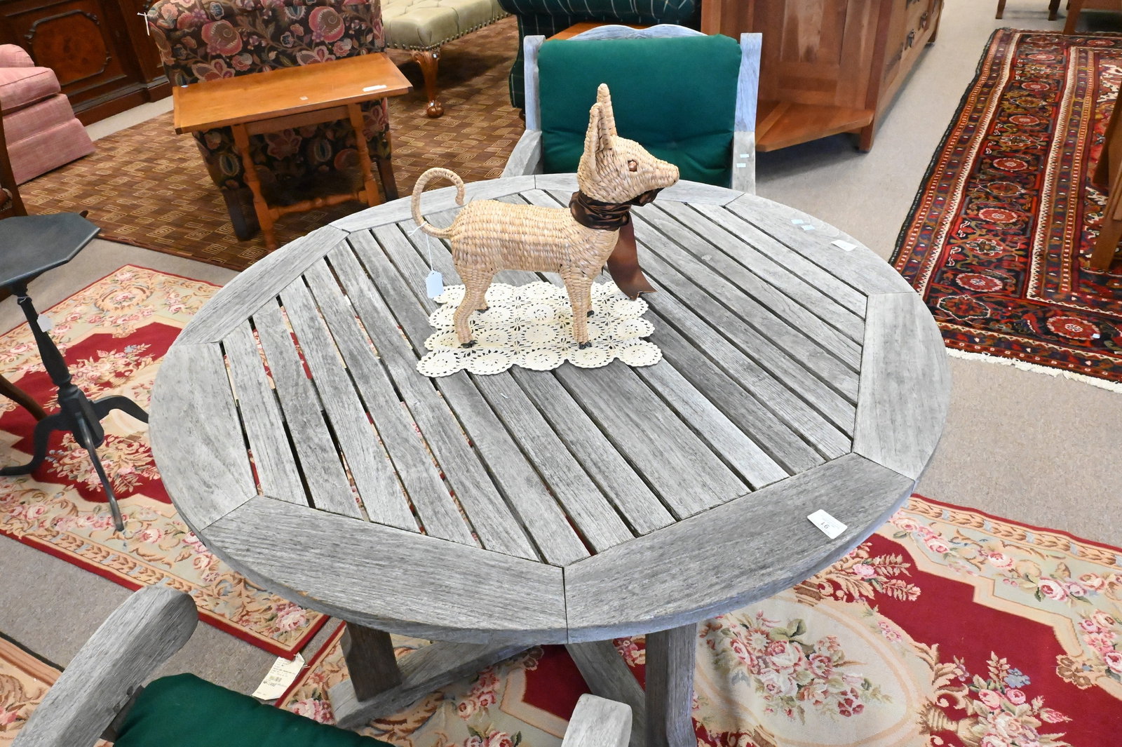 Outdoor Teak Round Table - 3