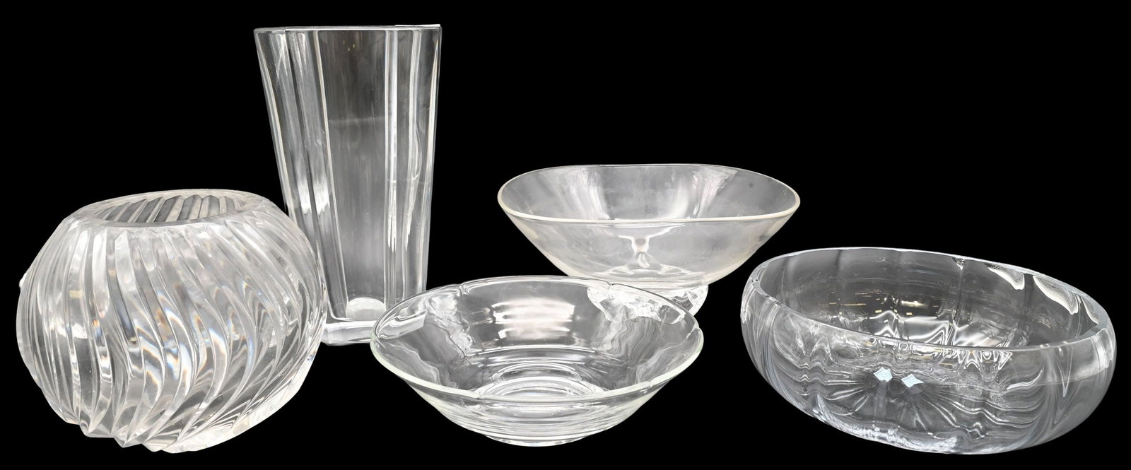 Five Piece Designer Art Glass Group (1 of 7)