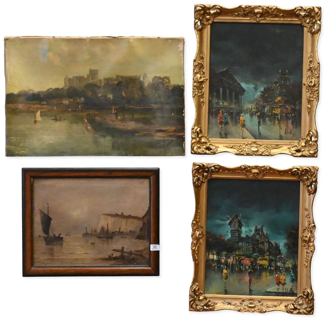 Four Framed Cityscapes and Landscapes (1 of 5)