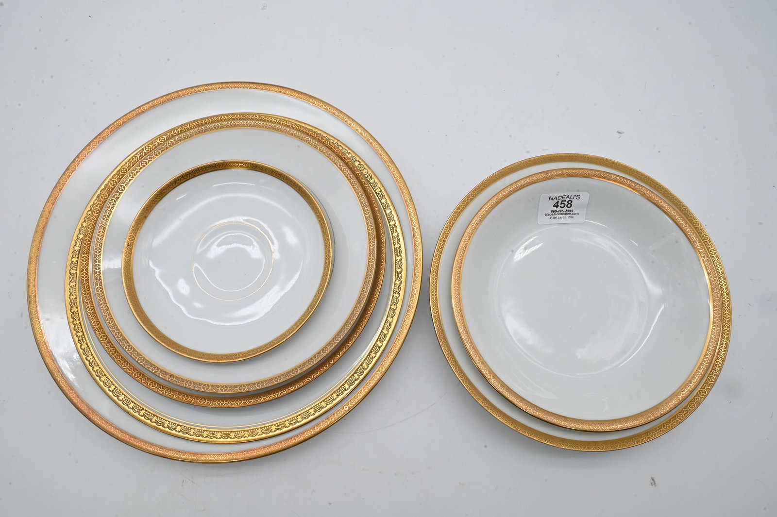 Four Partial Porcelain Dinner Services - 2
