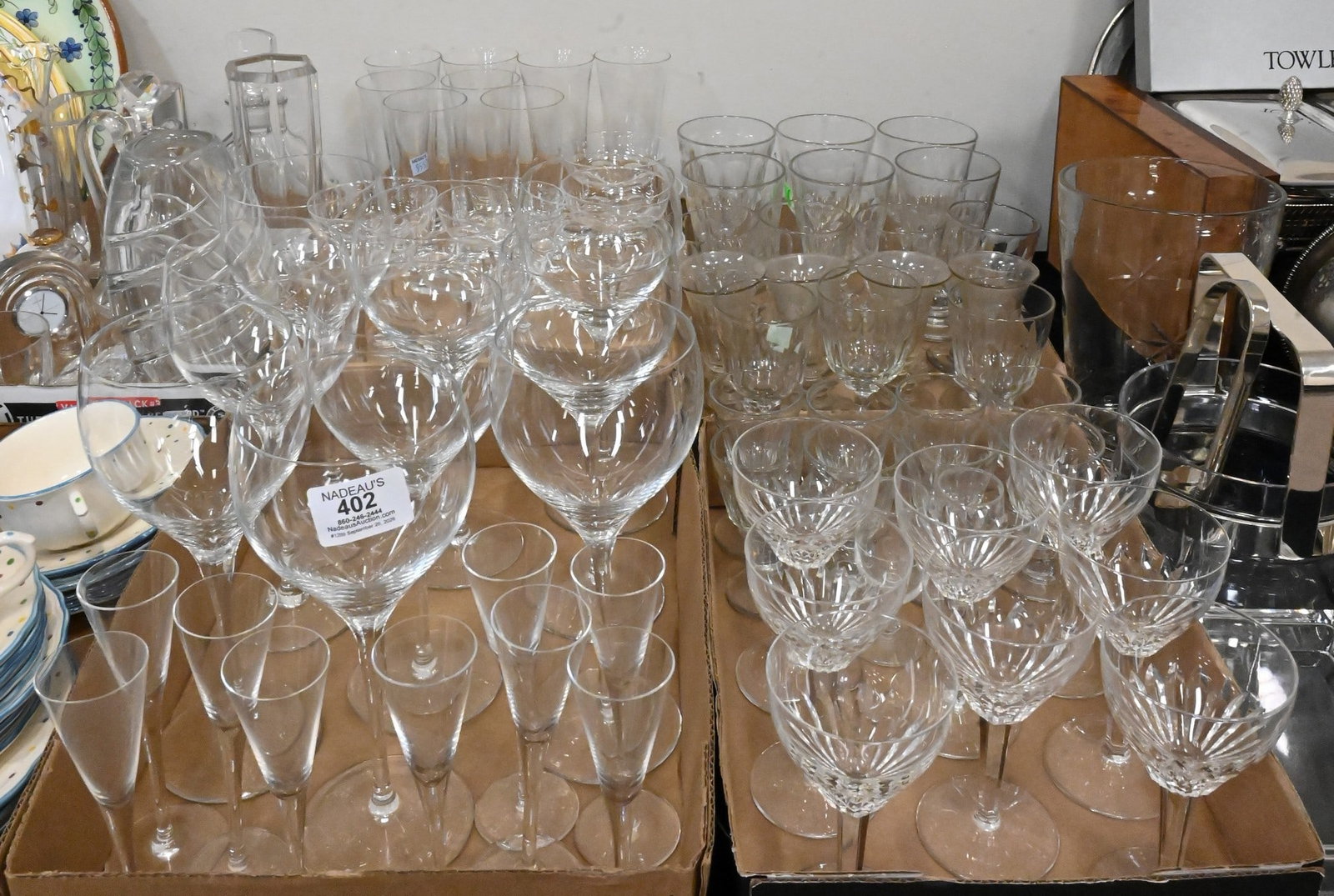 Large Assorted Glassware Group (1 of 5)