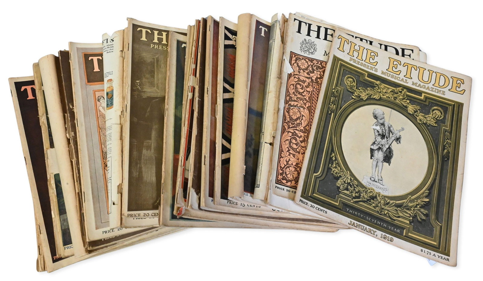 Approximately 30 Issues of The Etude, Presser's Musical Magazine (1 of 6)