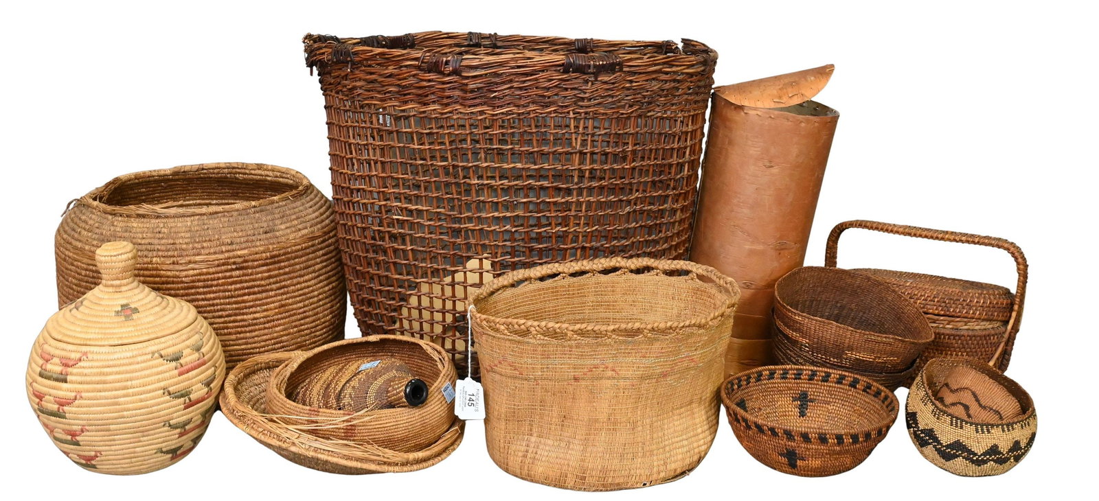 Group of Native American Baskets and Containers (1 of 6)