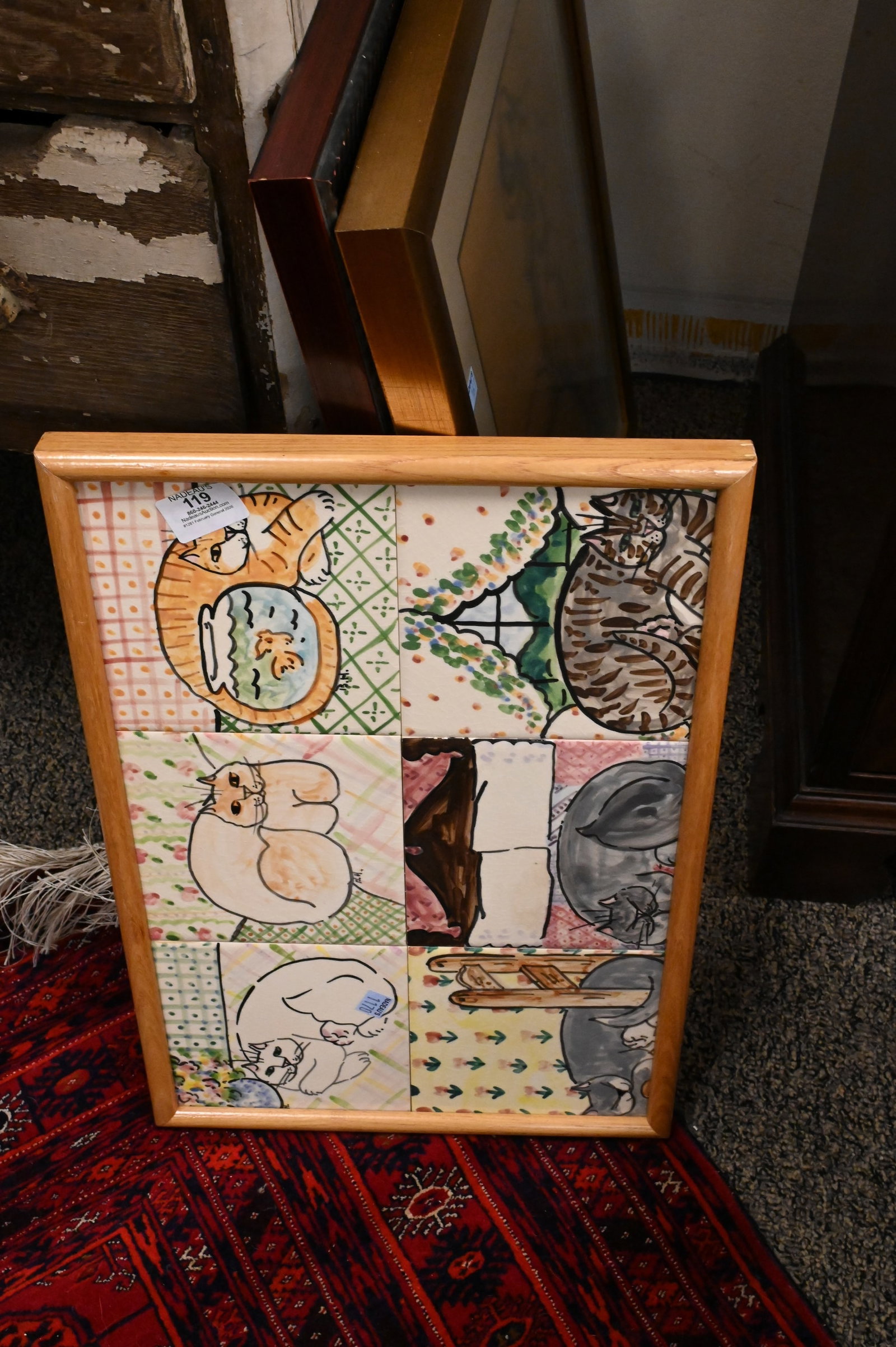 Large Decorative Framed Grouping to include - 14