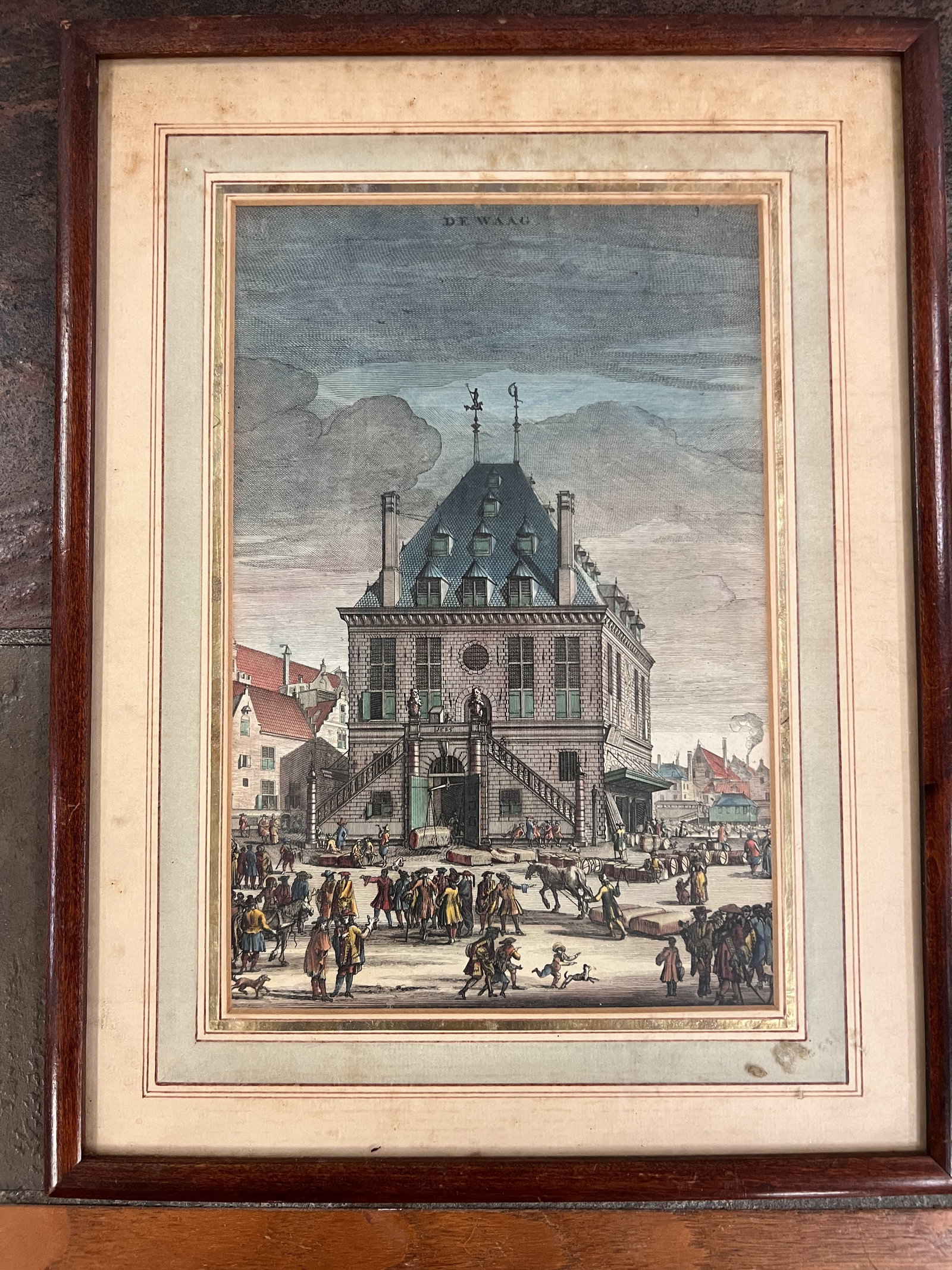 Four Hand Colored Historical Etchings - 5