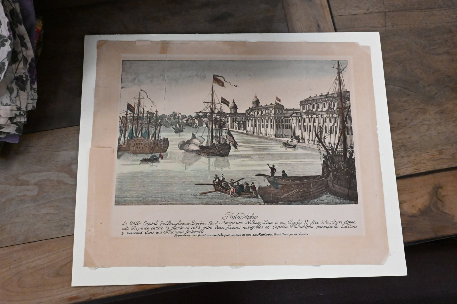 Three Framed Hand Colored Historical Prints - 2