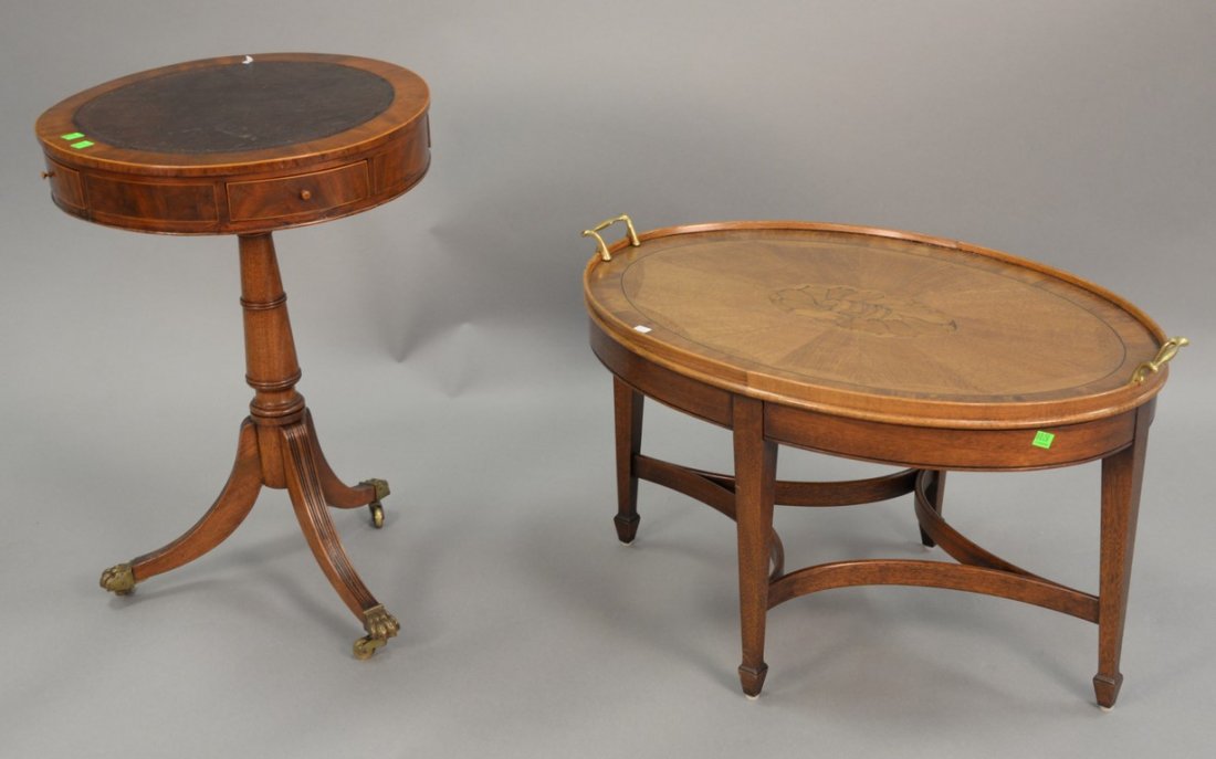 Two piece lot including George III diminutive drum (1 of 5)