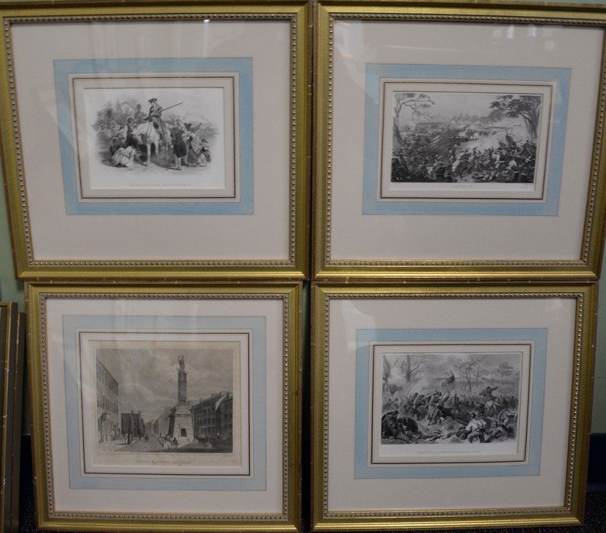 Set of twenty framed and matted black and white (1 of 6)