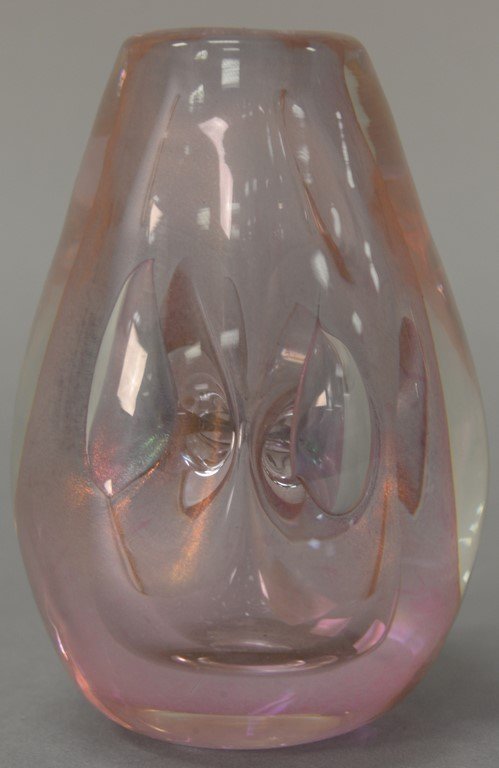 Dominick Labino (1910-1987)  glass bud vase sculpture, (1 of 4)