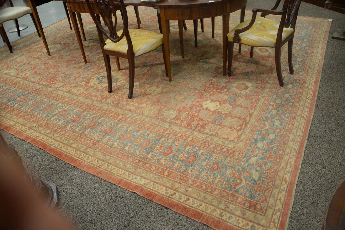 Turkish Sultanbad Oriental room size carpet.  12'2" x (1 of 6)