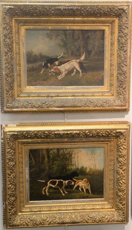 Percival Leonard Rosseau (1859-1937)  pair of oil on (1 of 9)