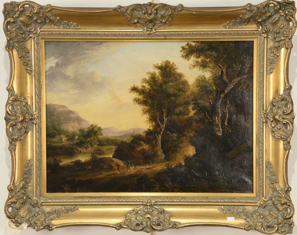Ashton  oil on canvas  19th Century Continental Country (1 of 6)