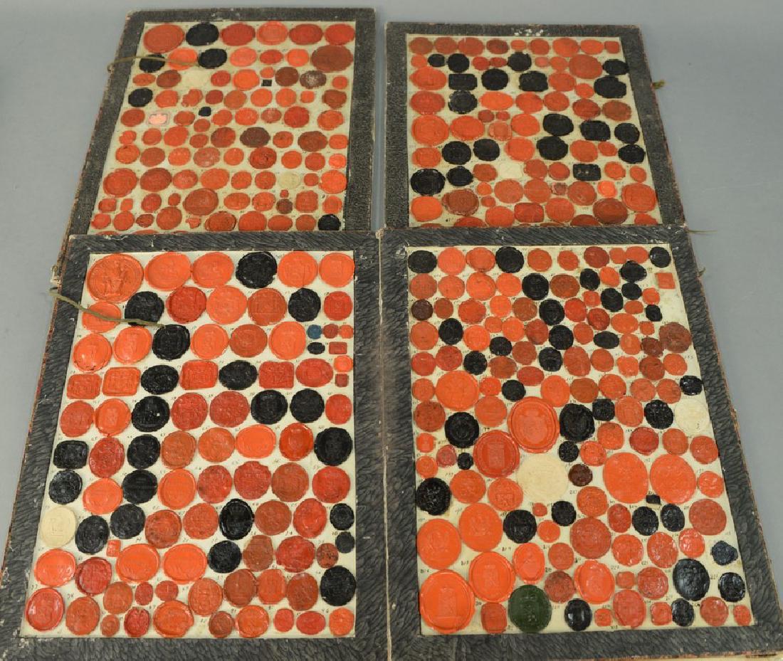 Two 19th century folders with wax seals, Liegel Mappe I (1 of 5)