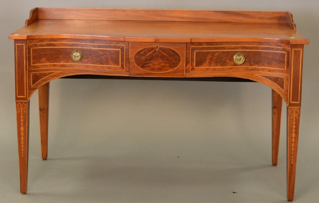 Cowan custom cherry and mahogany inlaid server.ht. (1 of 5)