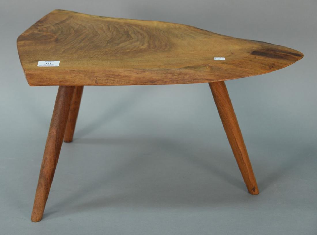 Mini Mira Nakashima lamp table, unsigned.  height 12 (1 of 3)