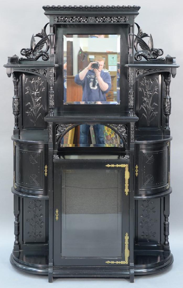 Kimbel & Cabus aesthetic ebonized etagere having (1 of 6)