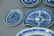 Six piece group of Chinese export porcelain blue and - 3
