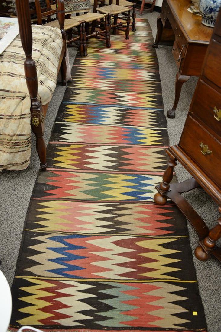 Southwest U.S. wool runner, late 19th century.  3'5" x (1 of 4)