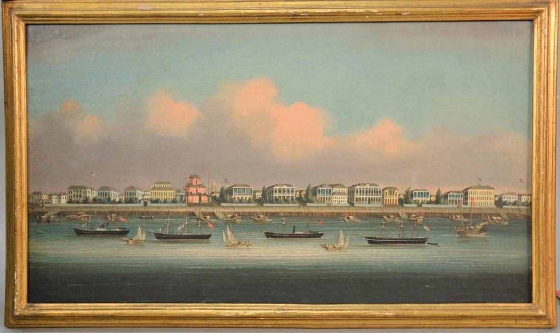 Chinese School, 19th Century  oil on paper mounted on (1 of 7)