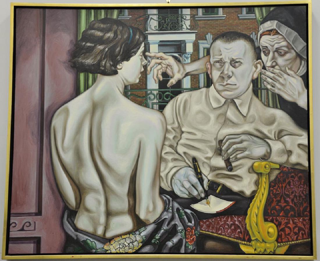 Jed Jackson  oil on canvas  Mysteries of the Orient" (1 of 4)