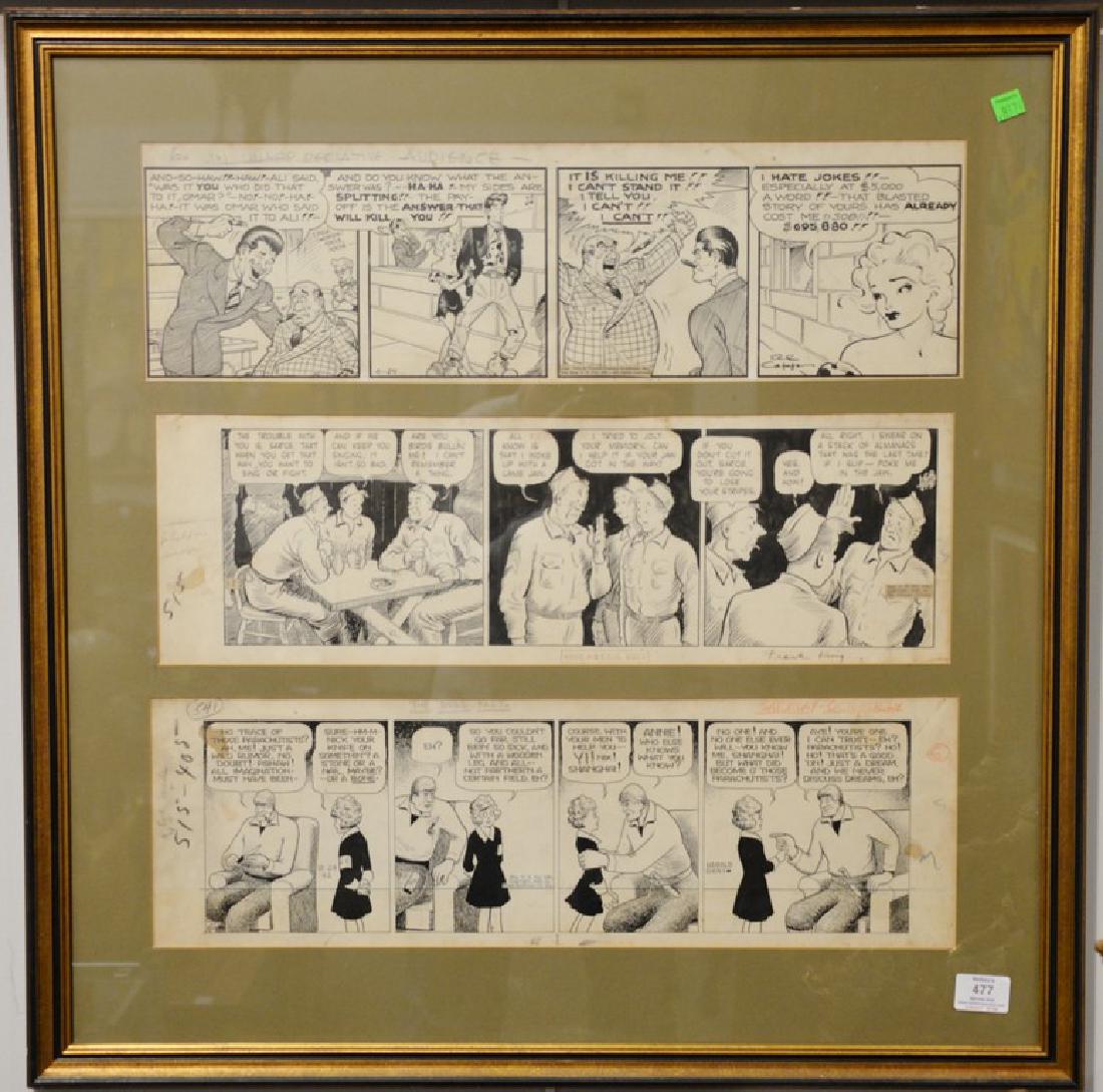 Triptych of comics, Al Capp L'il Abner Frank King, (1 of 4)