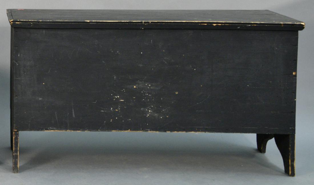 Lift top blanket chest on boot jack ends.  (in black (1 of 4)