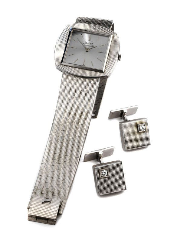 PIAGET mit dazugehÃ¶renden ManschettenknÃ¶pfen (1 of 1)