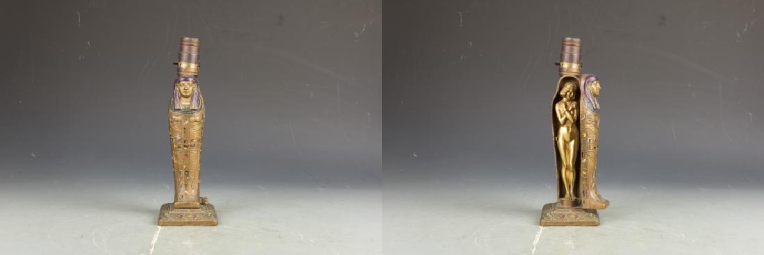 Aronson Art Deco Egyptian Mummy Lamp (1 of 10)