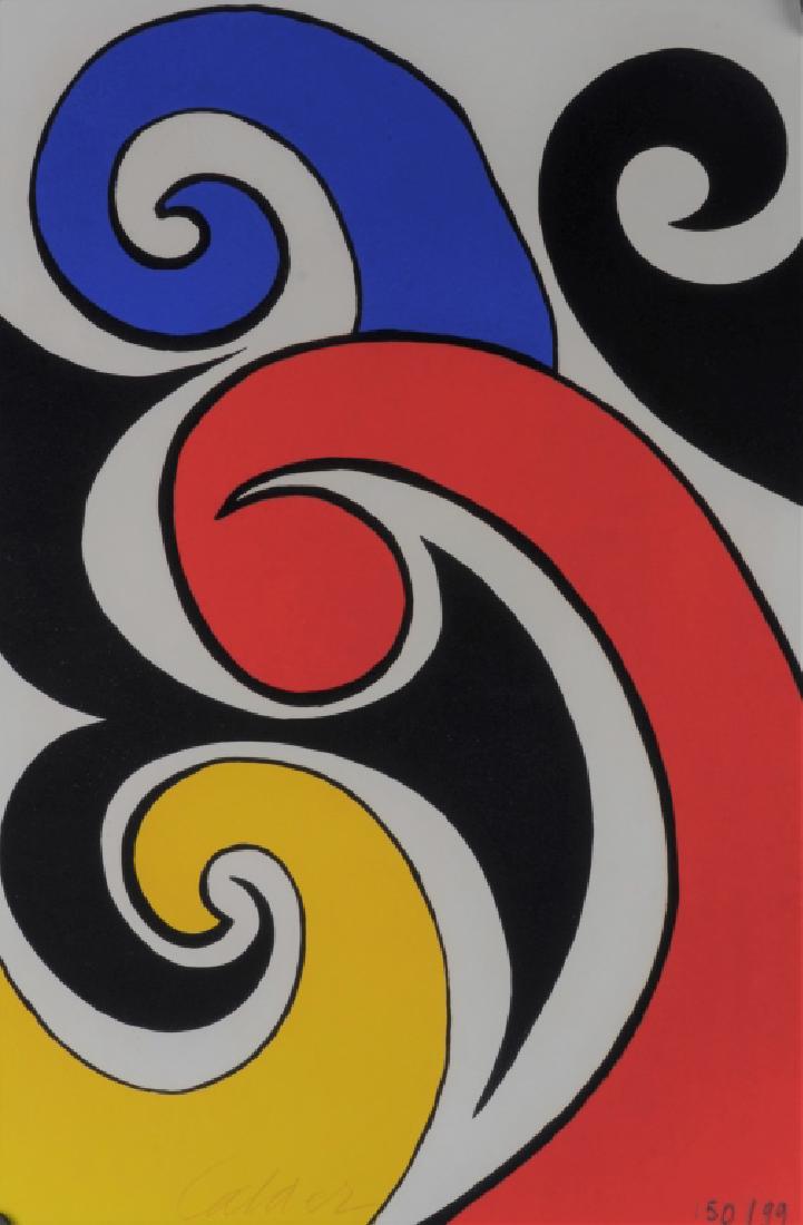 Alexander Calder Lithograph: Signed and numbered. Size: 19 x 12 3/4 in. *This item is not authenticated or certified. All lots are sold “AS IS” and all sales are final.