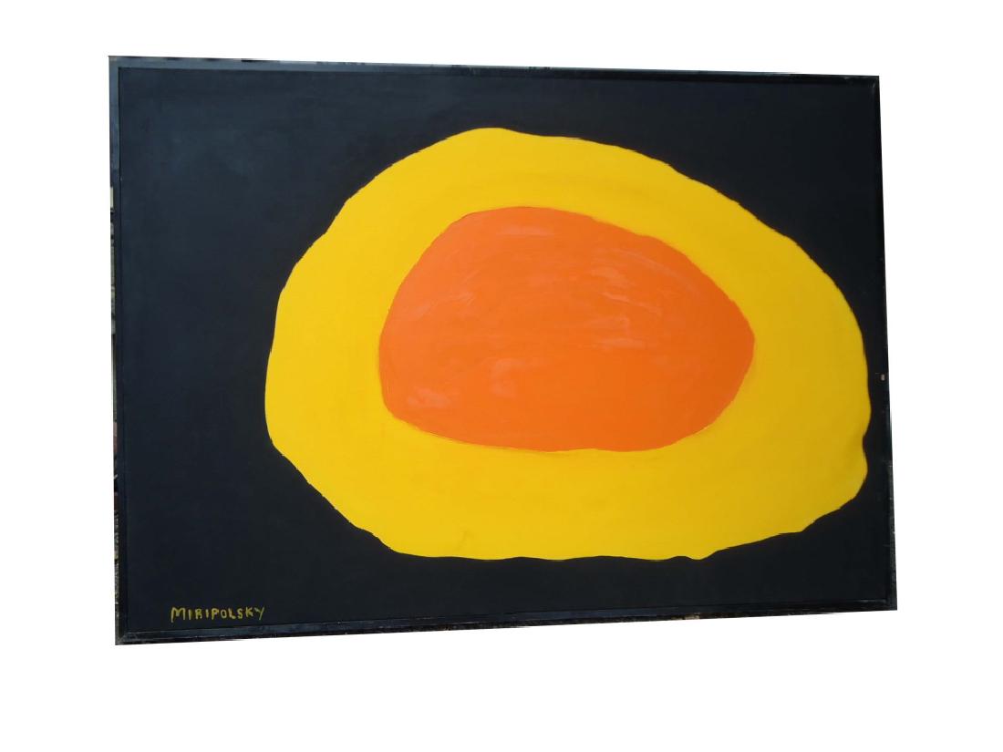 Oil on Canvas, Signed Bert Miripolsky: (active 1950-1980s). 34" x 48".