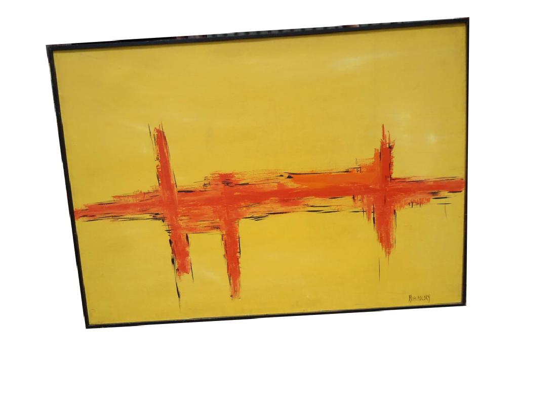 Oil on Canvas, Signed Bert Miripolsky: (active 1950-1980s). 34" x 48".