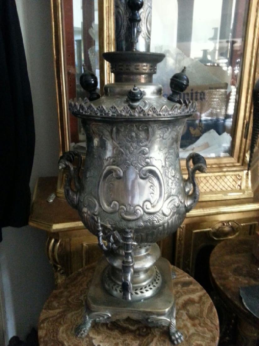 Large Silver-plated Samovar (1 of 1)