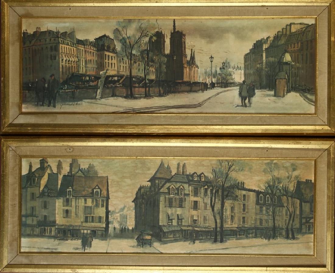 Framed Street Scene Print (1 of 3)