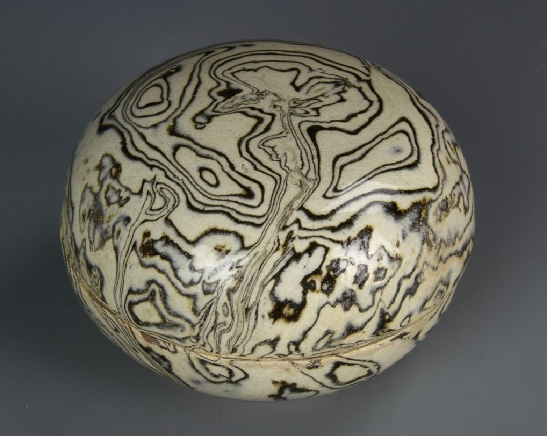 Chinese Marble Glazed Make Up Box (1 of 4)