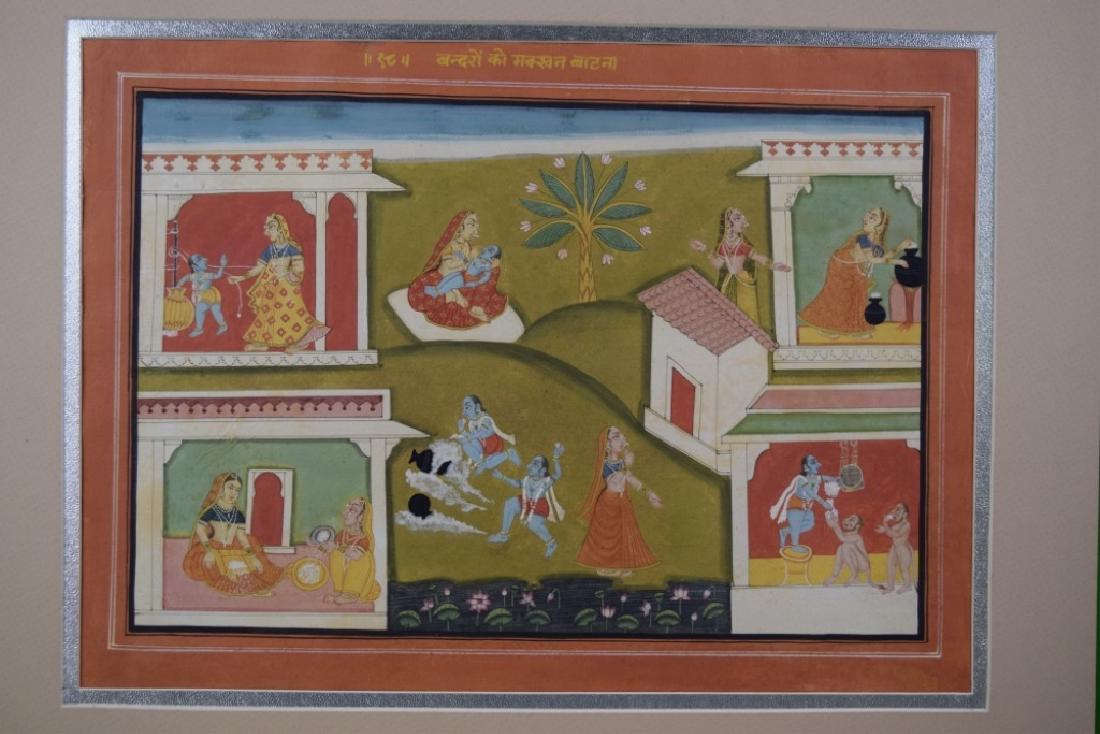 Indian Rajasthani Miniature Painting (1 of 3)