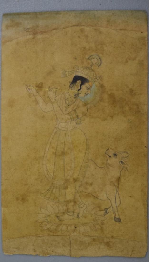 Indian Miniature Watercolor Sketch (1 of 2)