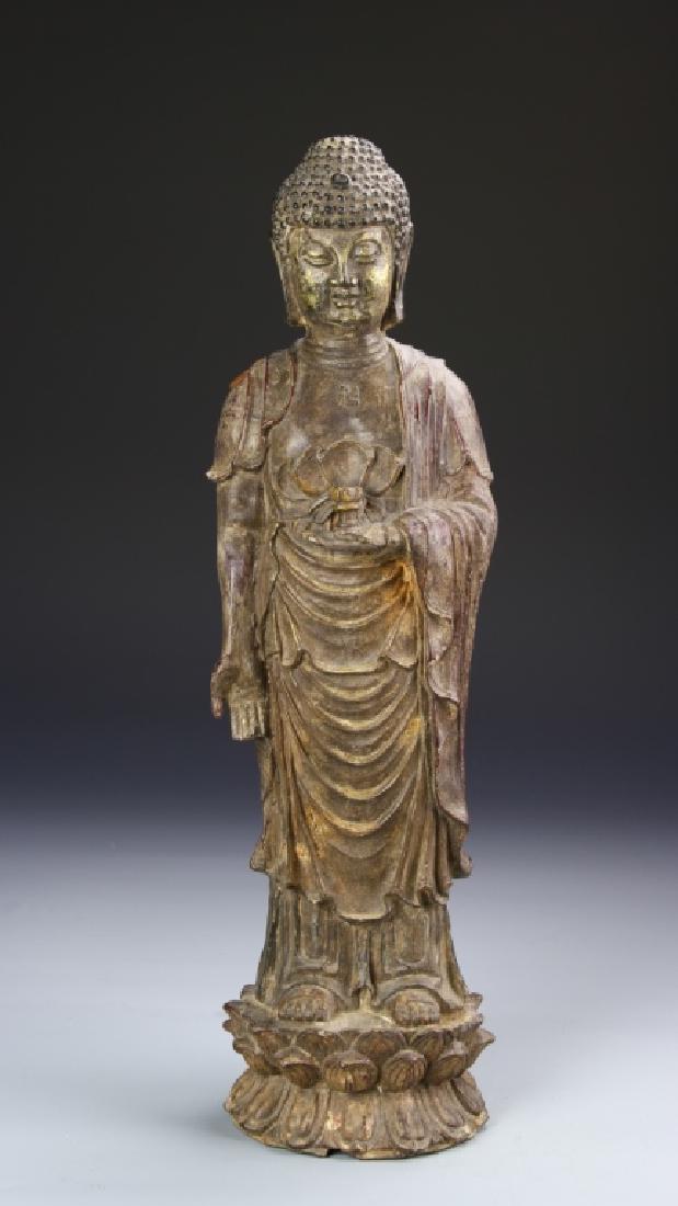 Chinese Iron Cast Buddha (1 of 6)