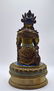 CHINESE GILT PORCELAIN BUDDHA STATUE - 3