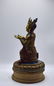 CHINESE GILT PORCELAIN BUDDHA STATUE - 4