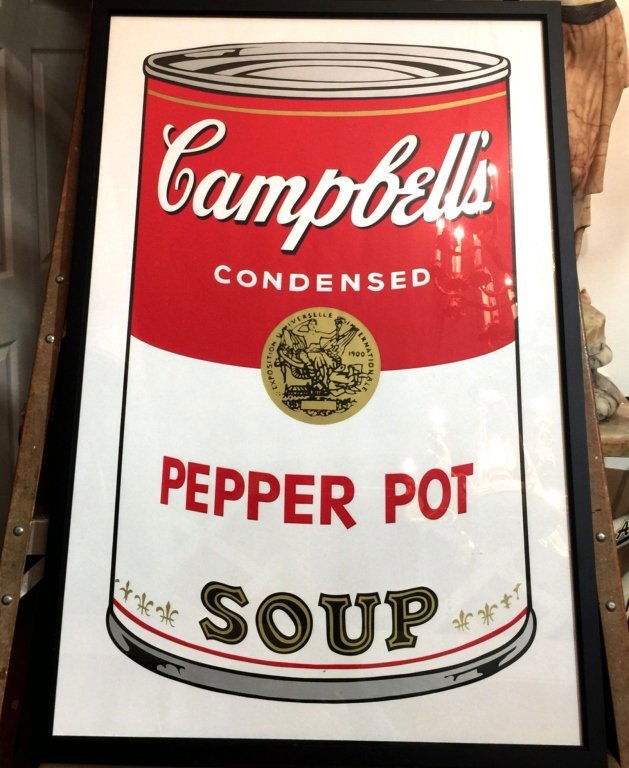 PRINT OF ANDY WARHOL "CAMPBELL SOUP" (1 of 3)